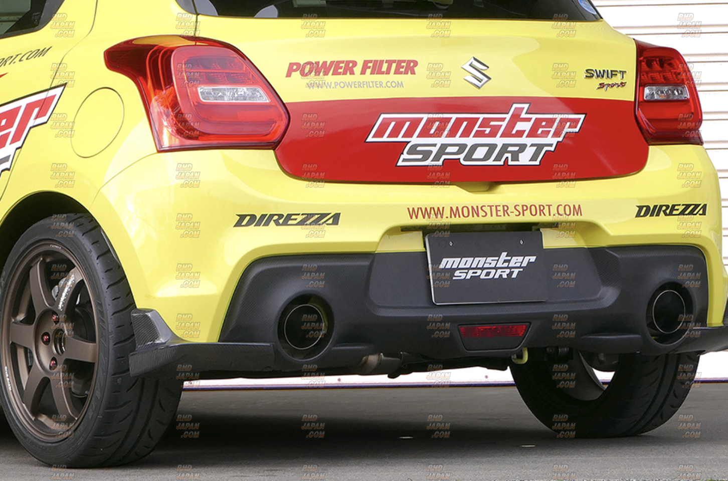 Monster Sport Type Sp-X Dual Street Muffler Exhaust System - Swift